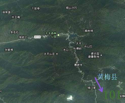 黄冈市黄梅县龙脉