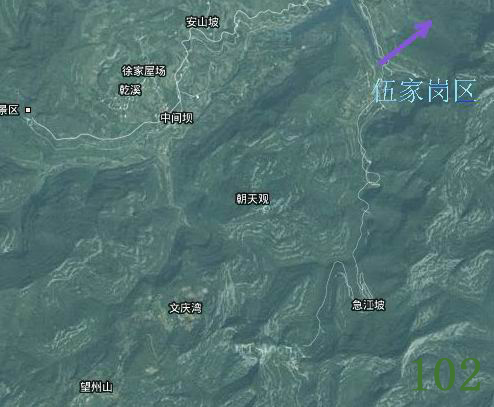 宜昌市伍家岗区龙脉