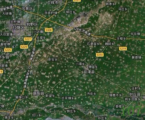 新乡市延津县龙脉