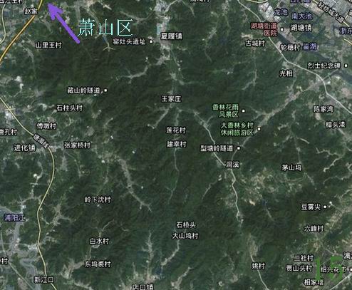 杭州市萧山区龙脉
