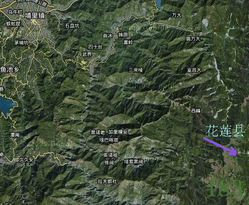 台湾省花莲县龙脉