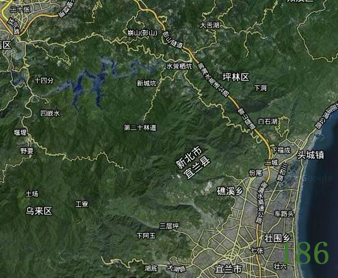 台湾省宣兰县龙脉
