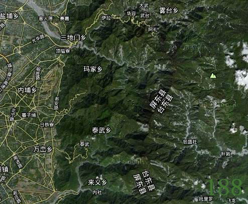 台湾省屏东县龙脉