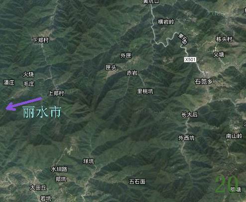 浙江丽水市龙脉