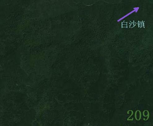 海南白沙县龙脉