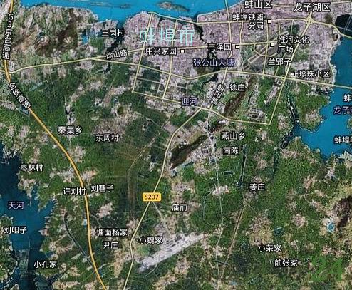 安徽蚌埠市龙脉