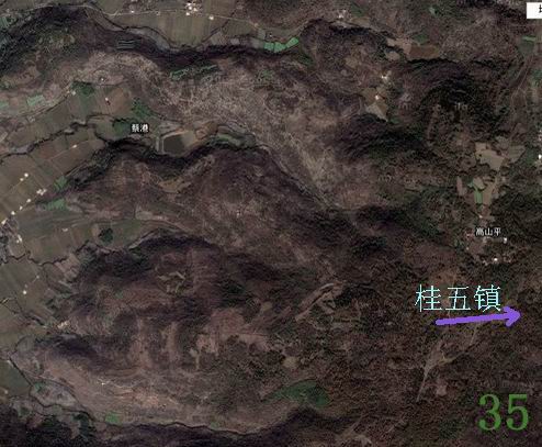 盯眙县五桂镇龙脉