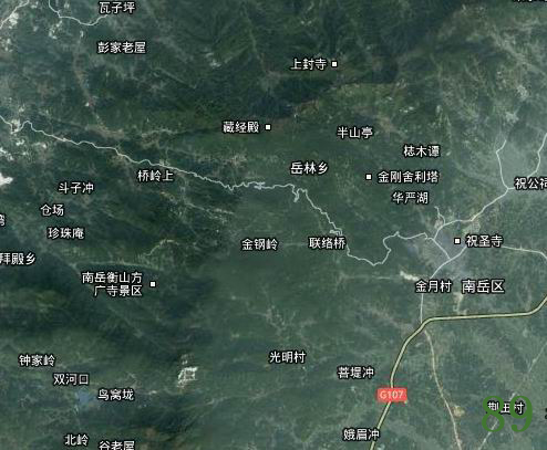 衡阳市南岳区龙脉